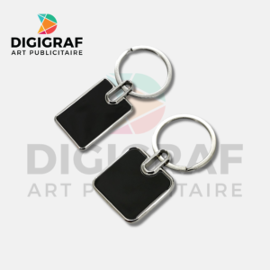 Porte-clés Métallique de Luxe – Personnalisation Laser Inaltérable & Design Élégant