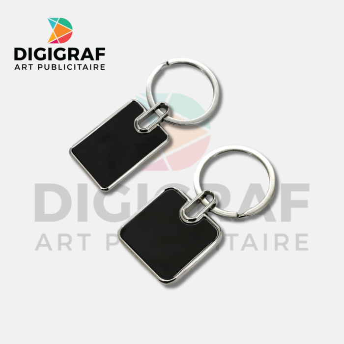 Porte-clés Métallique de Luxe – Personnalisation Laser Inaltérable & Design Élégant