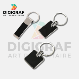 Porte-clés Métallique de Luxe – Personnalisation Laser Inaltérable & Design Élégant