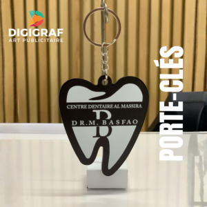 Porte-clés Personnalisé Découpe Laser – Forme Sur Mesure & Impression Haute Définition
