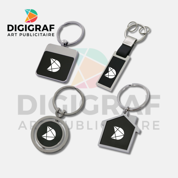 Porte-clés Métal Personnalisé – Gravure Laser Haute Précision & Design Indestructible