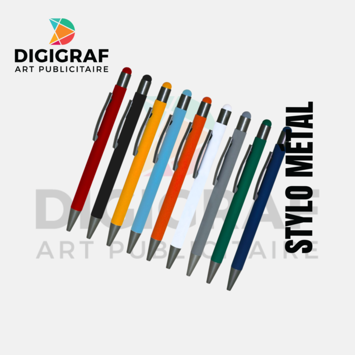 Stylo Métal Slim Premium – 9 Coloris Disponibles & Gravure Laser Personnalisée