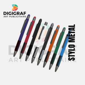 Stylo Métal Tactile Premium – Personnalisation Laser & Grip Ergonomique