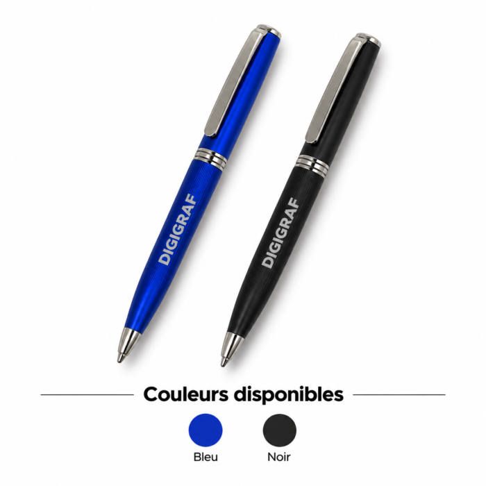 Stylo Métal Personnalisé avec Gravure Laser – Cadeau d'Entreprise Maroc
