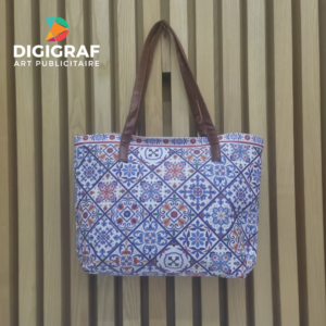 Sac en Toile Premium Personnalisé – Alliance de Jute et Textile Tressé avec Marquage Unique