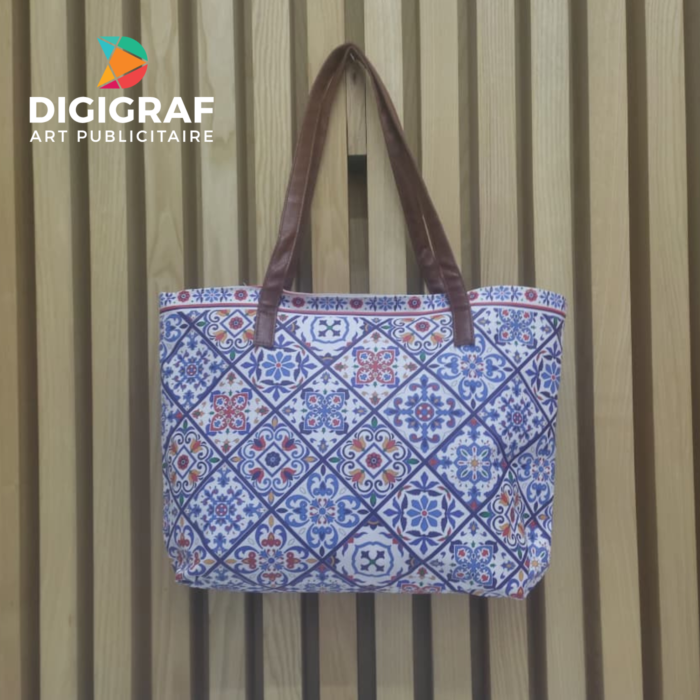 Sac en Toile Premium Personnalisé – Alliance de Jute et Textile Tressé avec Marquage Unique