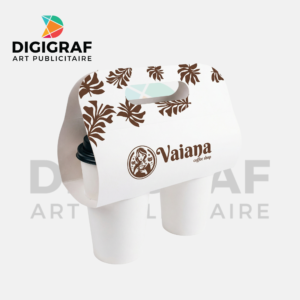 Porte-gobelet Personnalisé – Transport Sécurisé & Publicité Mobile pour Cafés