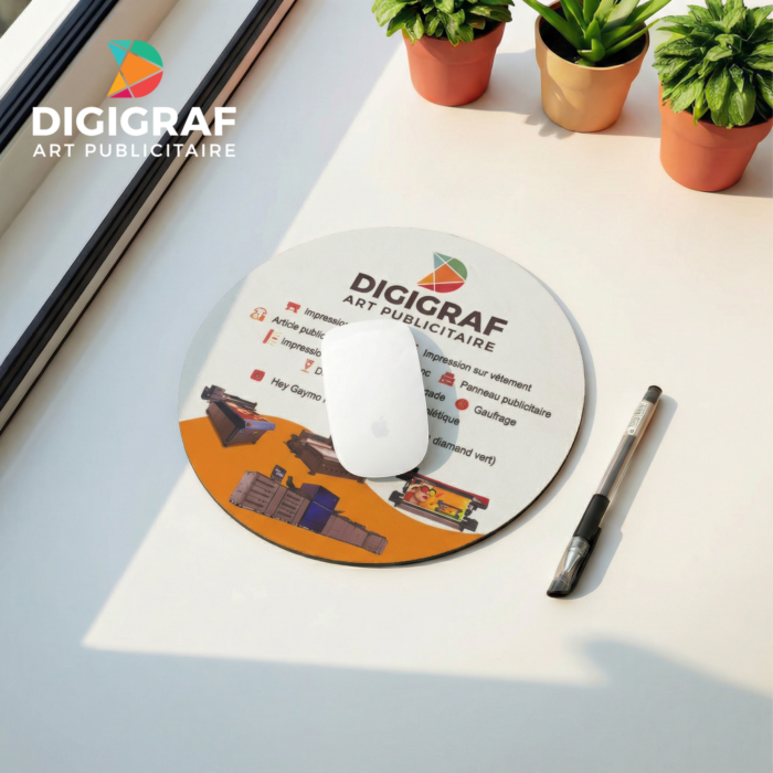 Tapis de Souris Personnalisé – Impression HD Intégrale & Confort de Glisse Optimal