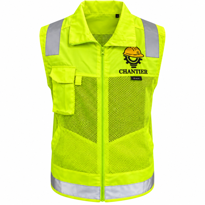 Gilet de Sécurité Haute Visibilité Personnalisé – Avec Logo