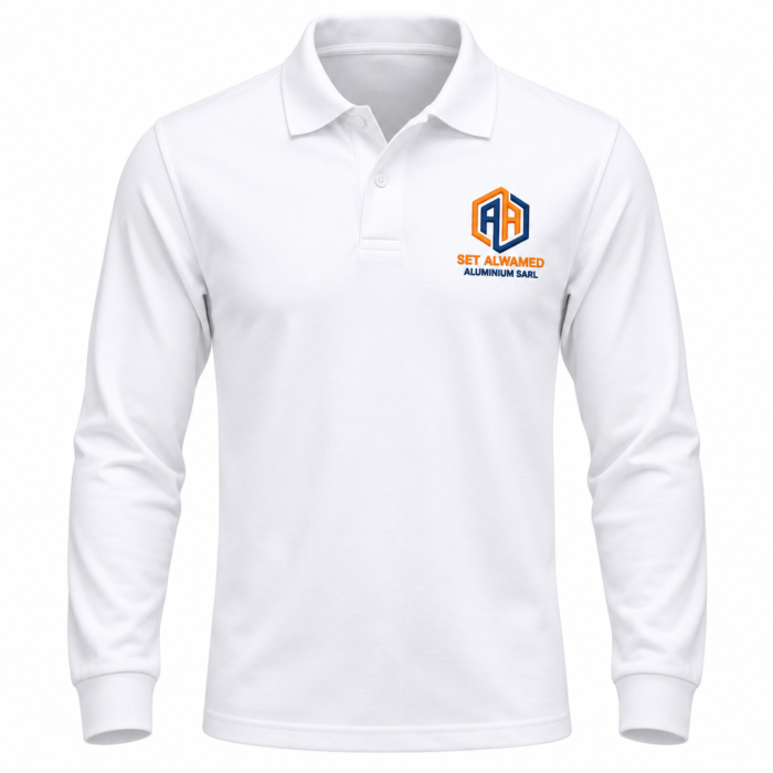 Polo Professionnel Personnalisé – Maille Piquée Premium & Logo Haute Définition