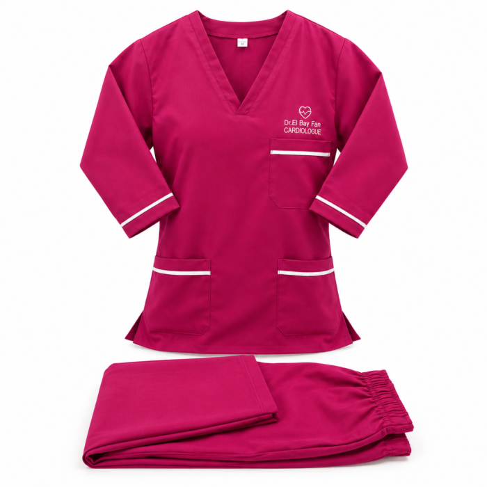 Tenue Médicale Personnalisée – Scrubs Professionnels avec Logo