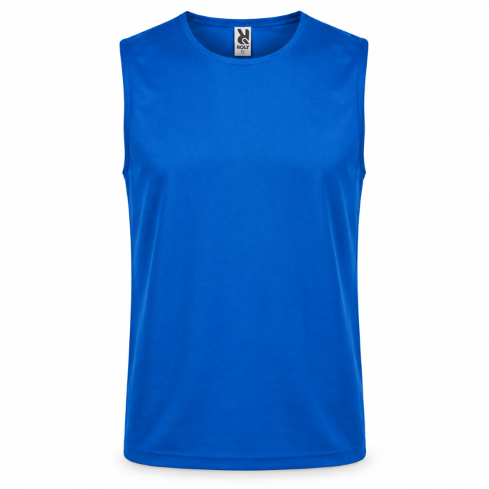 Débardeur Sport Bleu – Sans Manches – Tissu Léger et Respirant