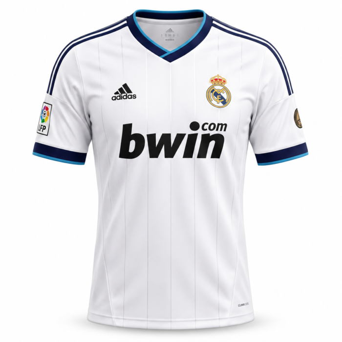 Maillot Real Madrid Enfant Blanc – Bwin – Style Rétro